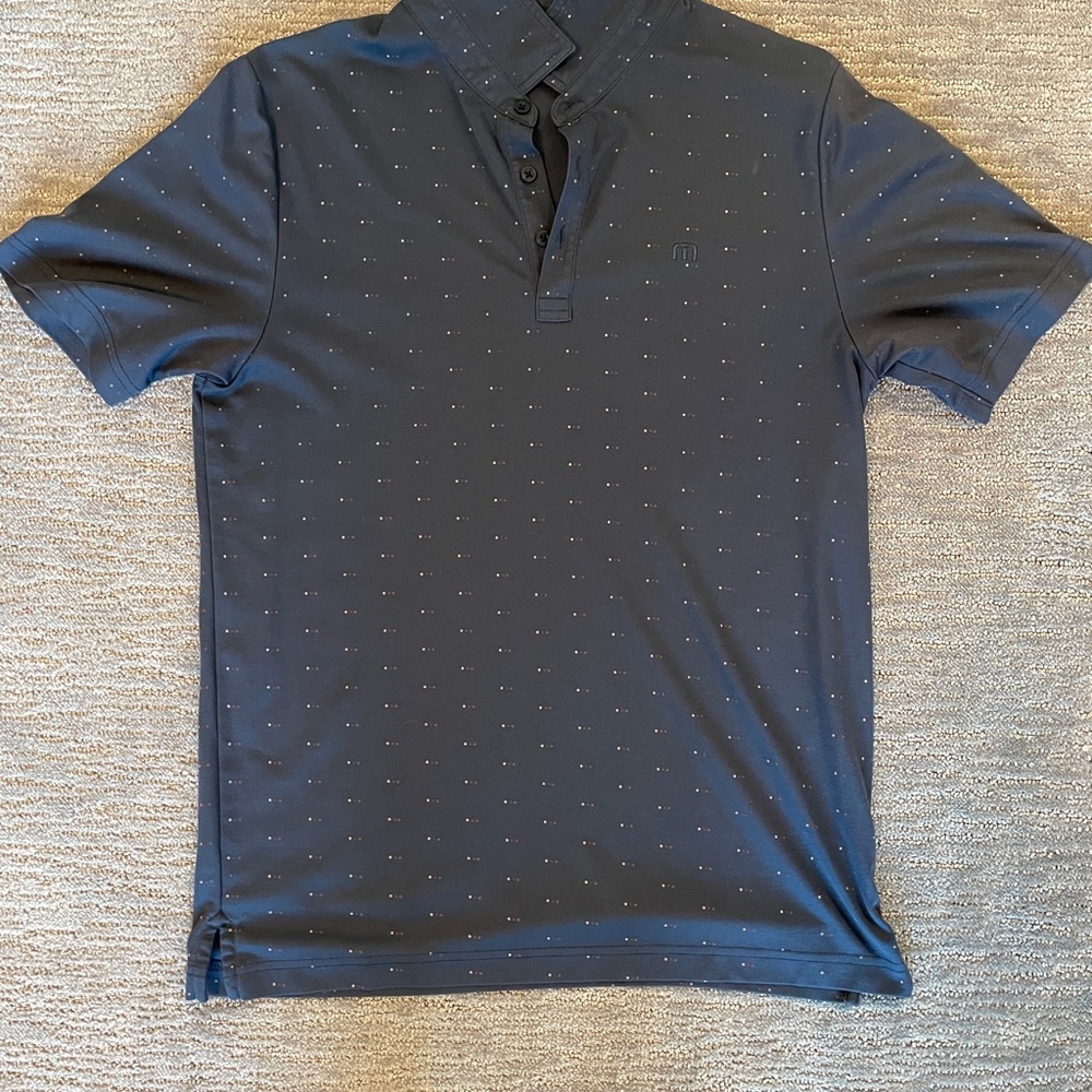 Travis Mathew Dark Blue Polo Shirt